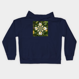 Magic Field Summer Grass - Chamomile Flower with Bug - Polarity Kids Hoodie